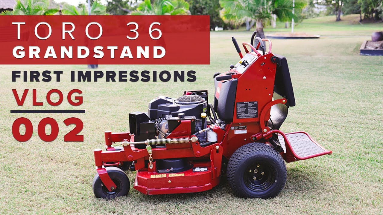 Toro Grandstand 36 Inch Stander Mower First Impressions