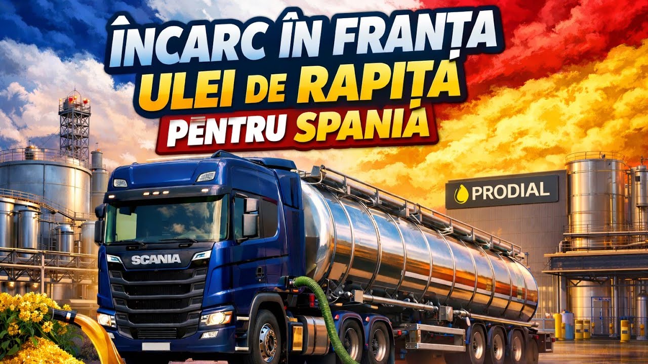 👉 Încarc ulei de rapiță în Franța 🇫🇷 pentru rafinăria din Spania 🇪🇸