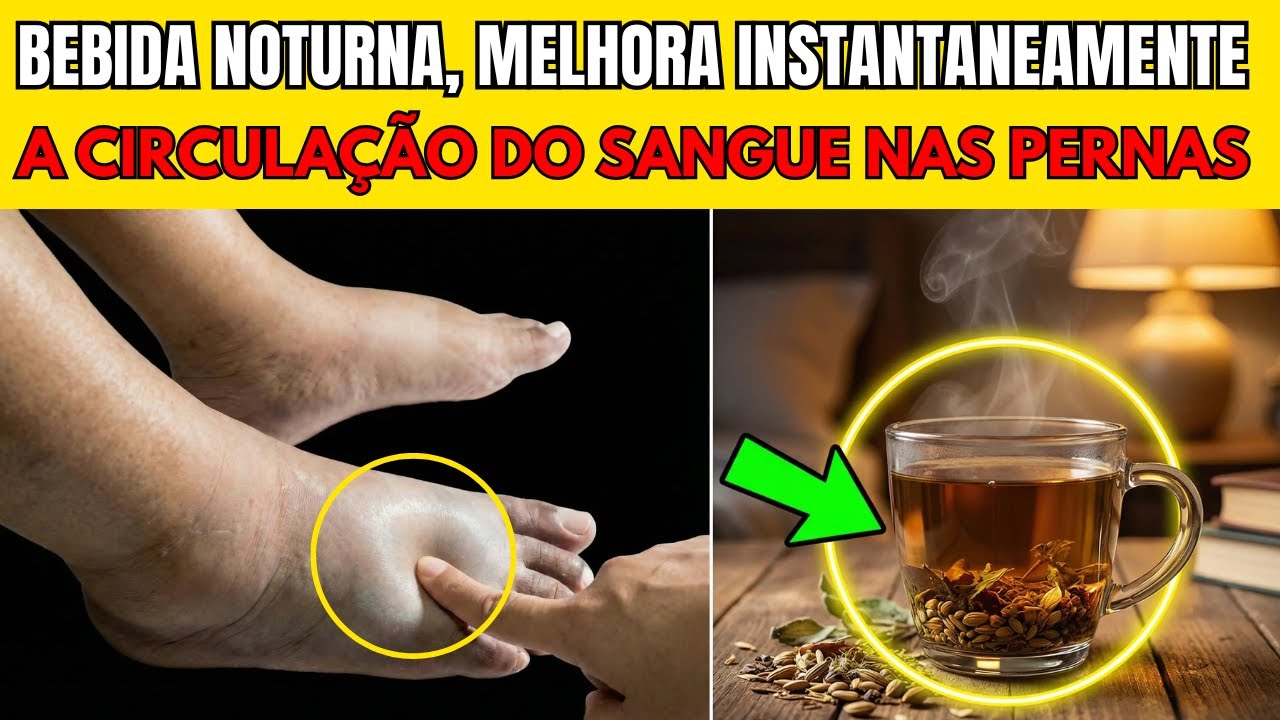 Depois dos 60: o que beber para melhorar rapidamente a circula&ccedil;&atilde;o nas pernas?