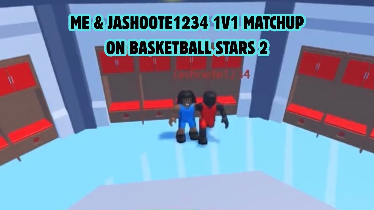 Me & Jashoote1234 1v1 Matchup On Basketball Stars 2