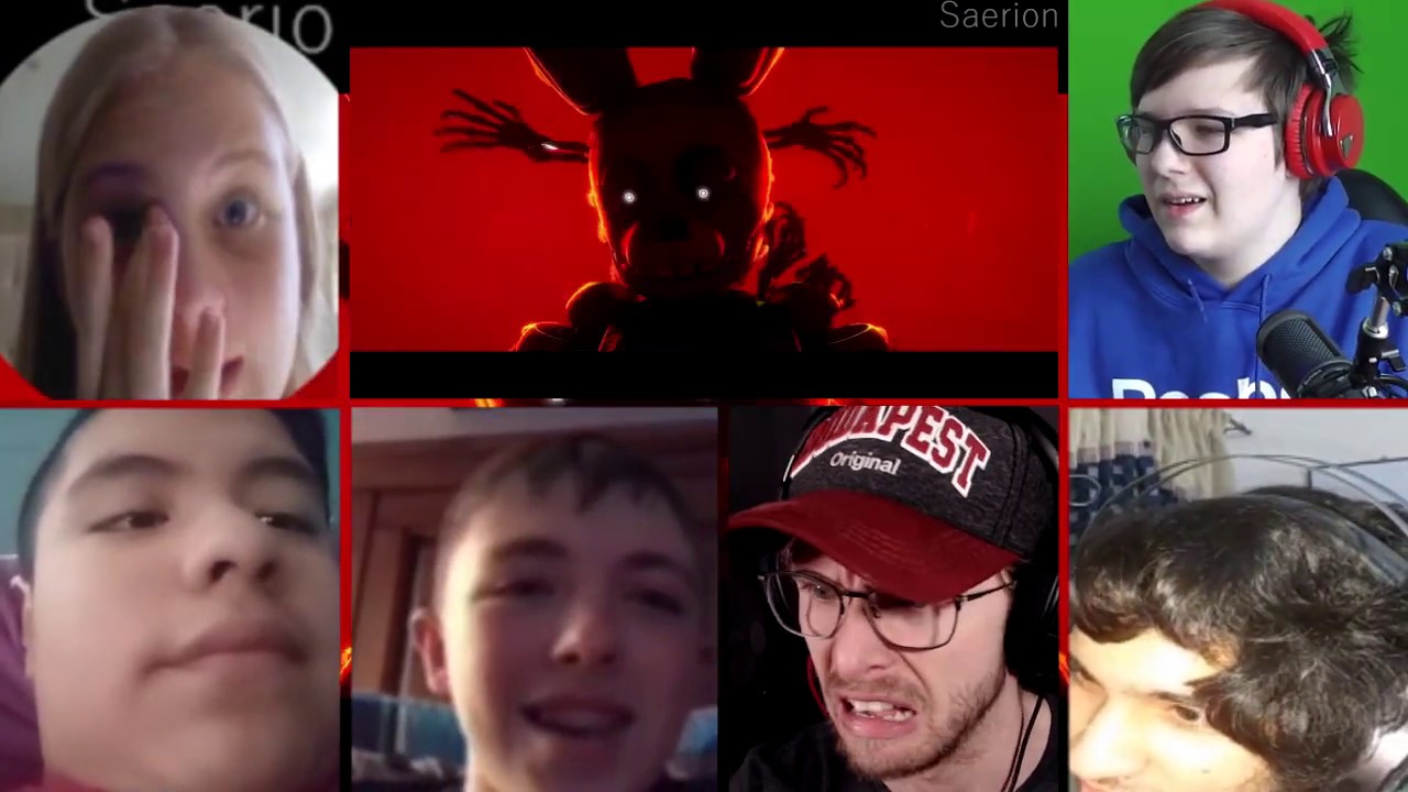 FNAF-SFM-C4D-Blender| AViVA-Blackout [COLLAB] [REACTION MASH-UP]#775
