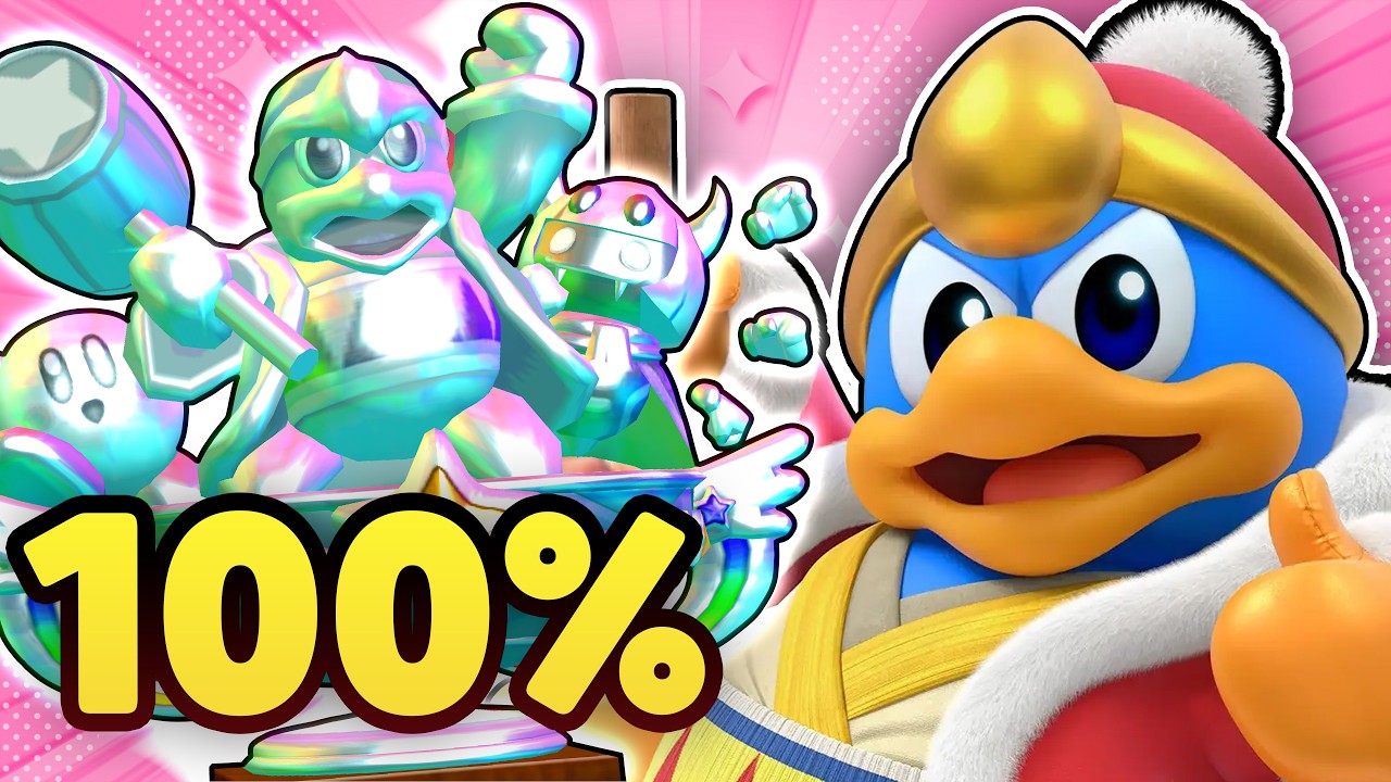 Dedede's Drum Dash Deluxe - All Secret Levels (Platinum)