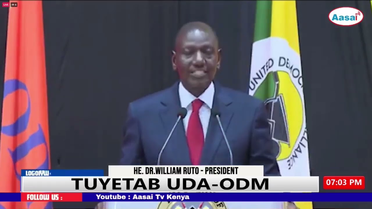 President William Ruto and Kithure Kindiki lead ODM-UDA talks on 10-point agenda at KICC.