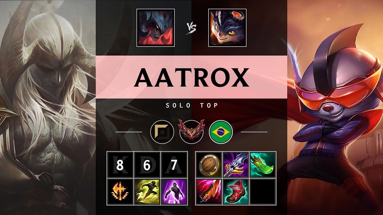 Aatrox Top vs Rumble - BR Grandmaster Patch 25.09