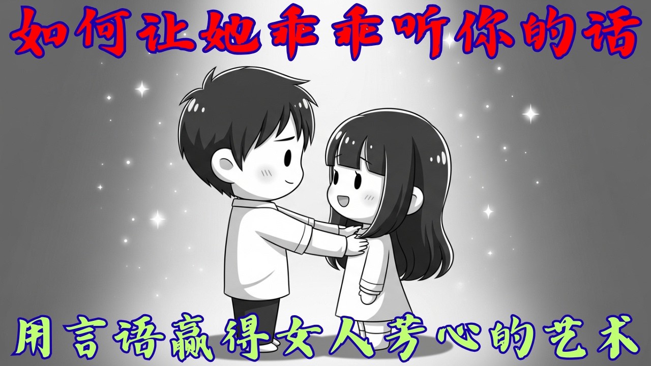 用言语赢得女人芳心的艺术。如何让她乖乖听你的话。
