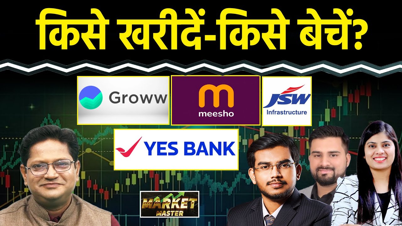 Yes Bank, Jwl,Hdfc Bank,Icici Bank, Ril, JSW Infra,Groww, Meesho, TECH M, Boi  Stocks में क्या करें?