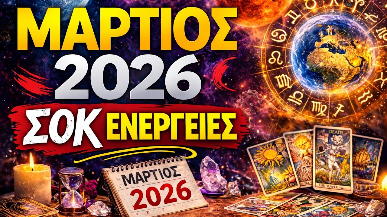 Οι Ενέργειες του Μαρτίου 2026 🔮 Τι Έρχεται για Όλα τα Ζώδια
