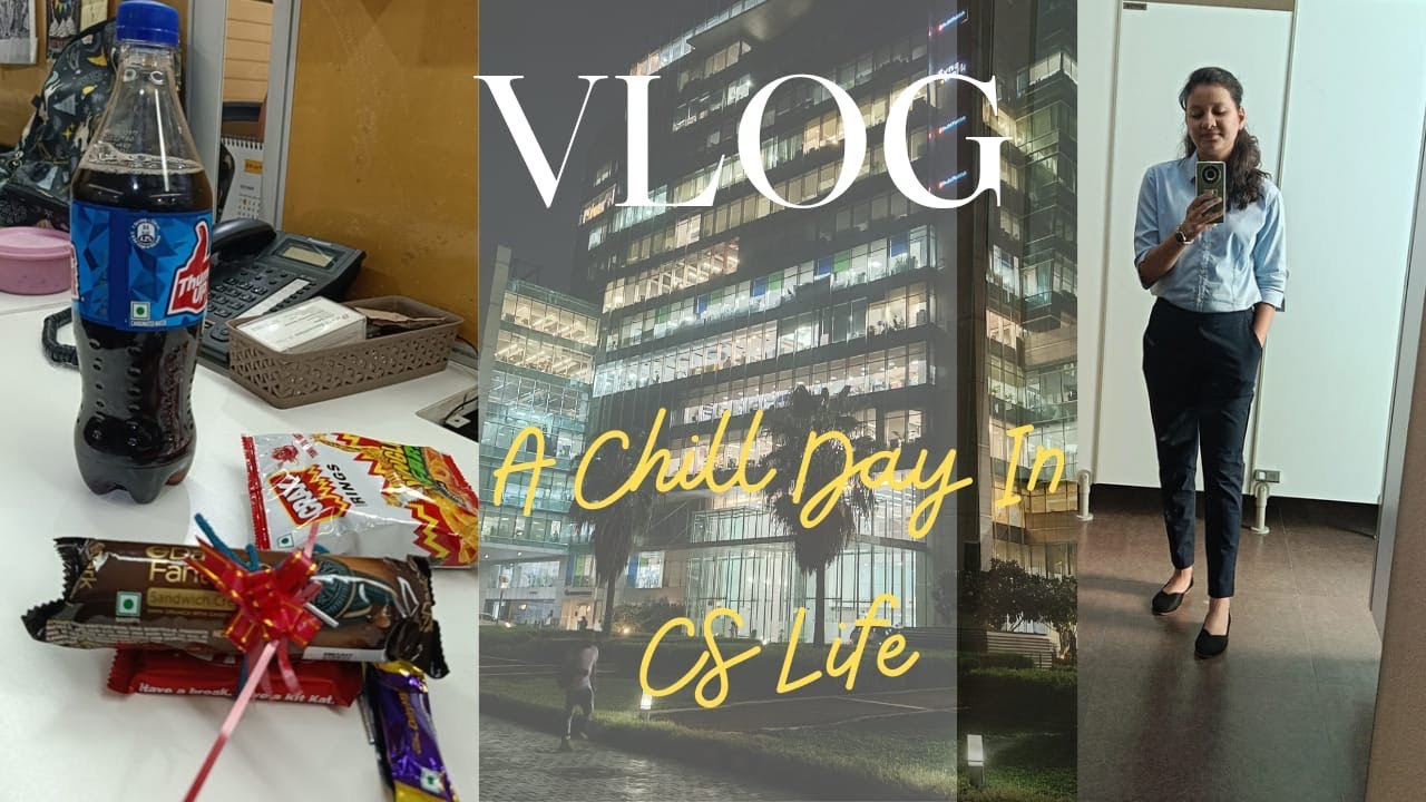A Chill Day in CS Articleship | Office Vlog | Company Secretary Life