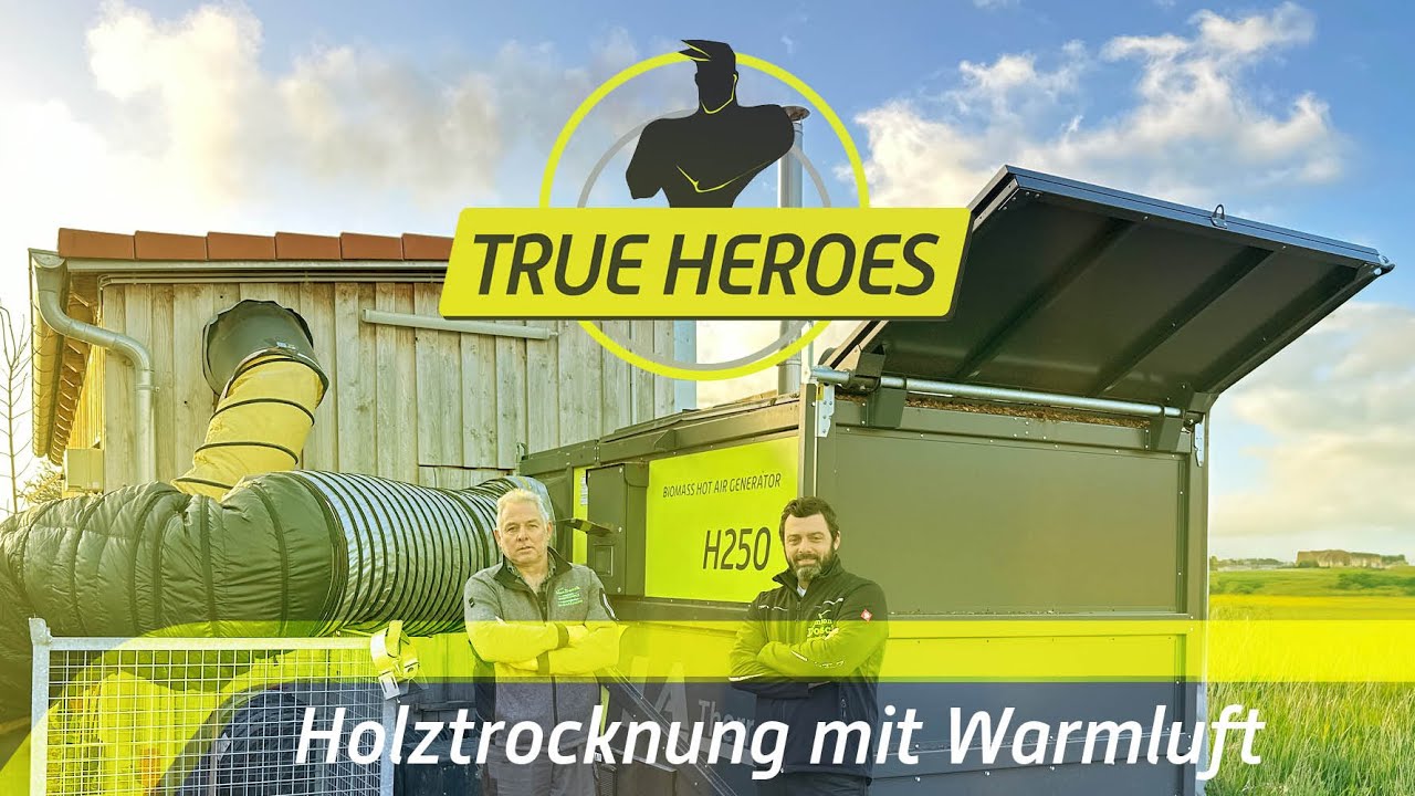 Brennholztrocknung mit Warmluft: Brenna tuats guat