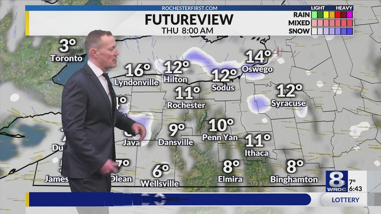 Your News 8 Thursday morning weather forecast