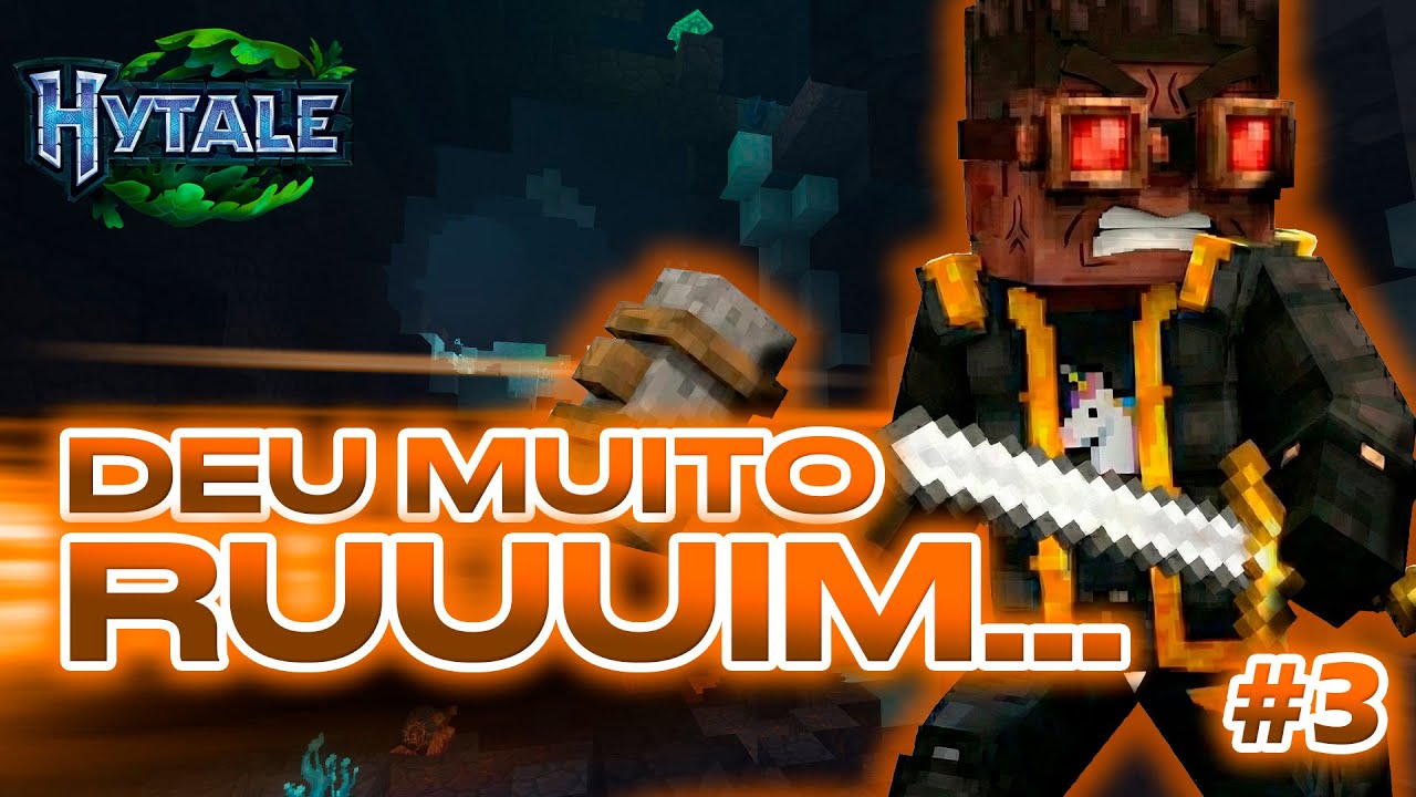 HYTALE #3 - Fomos Longe Demais… E Deu Ruim!!!