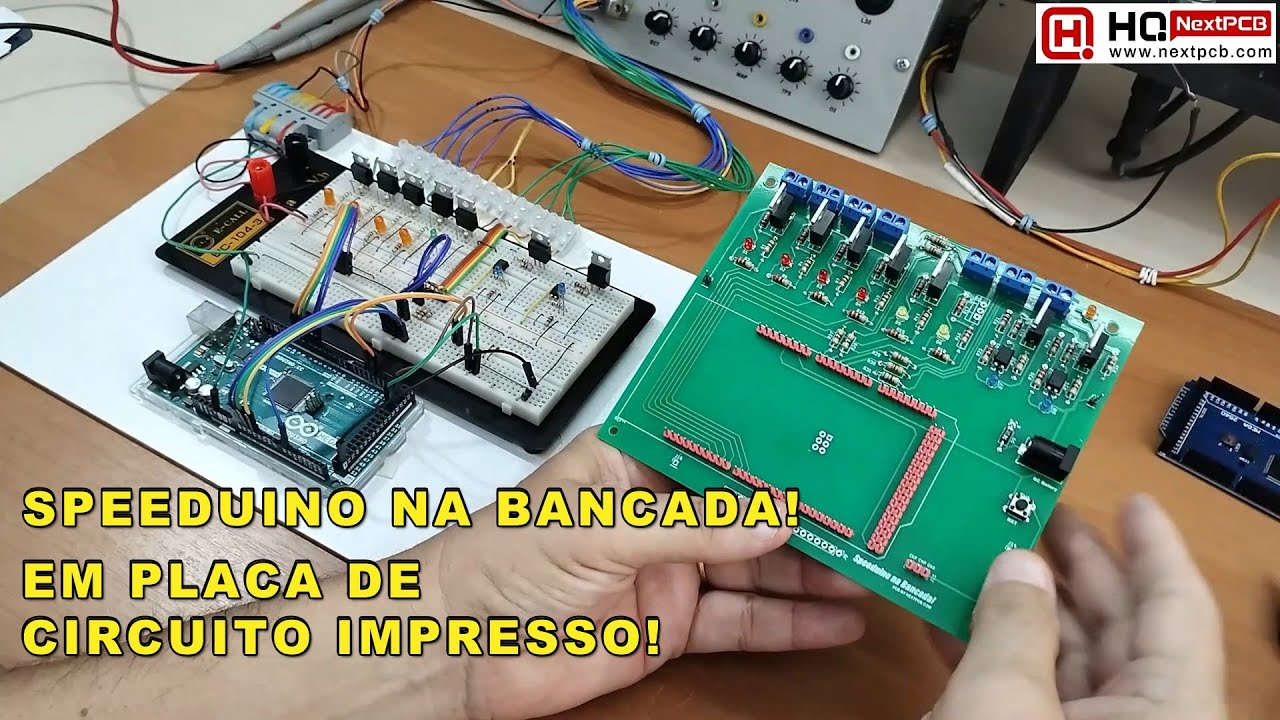 Injeção Speeduino de bancada com placa de circuito impresso! #NEXTPCB
