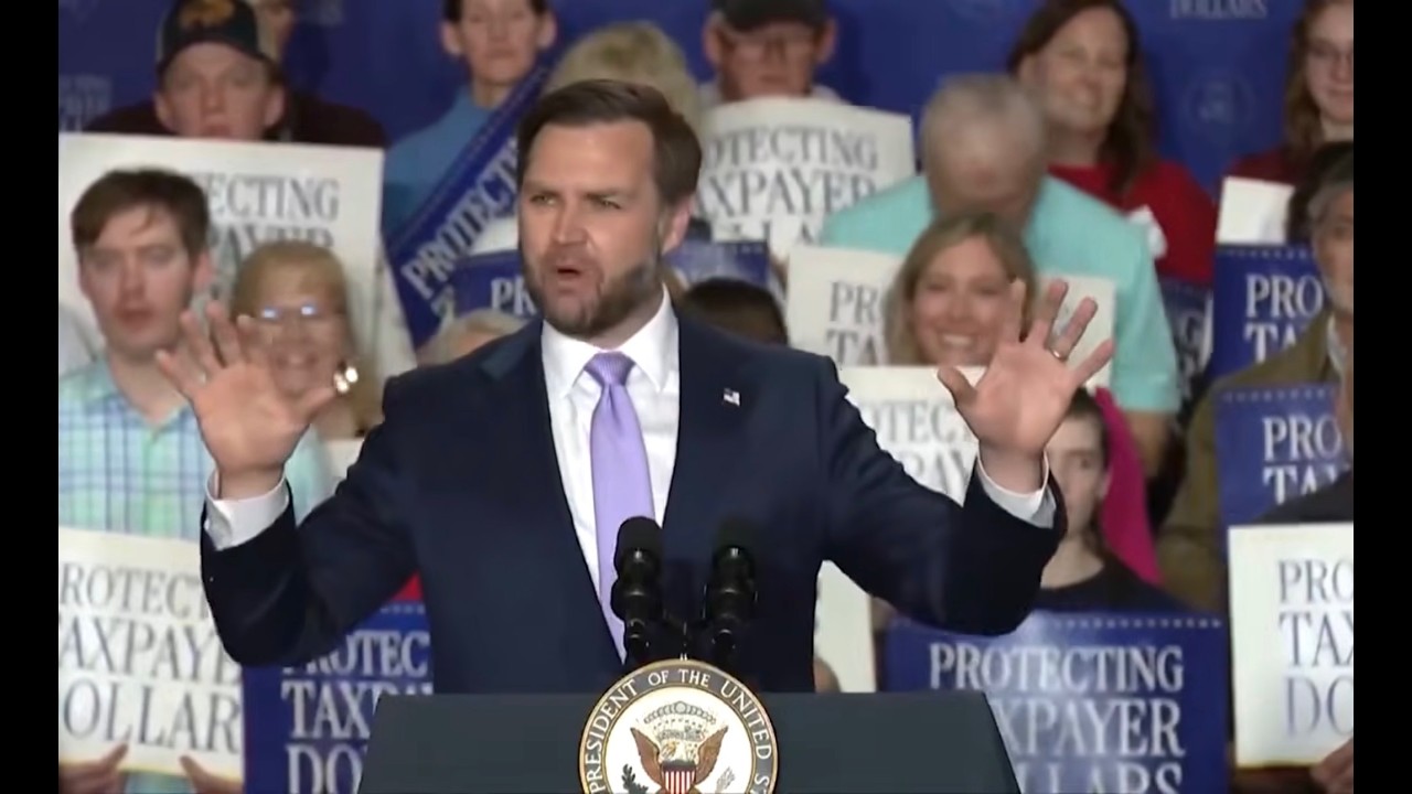 JD Vance CRASHES & BURNS in disaster speech | Another Day