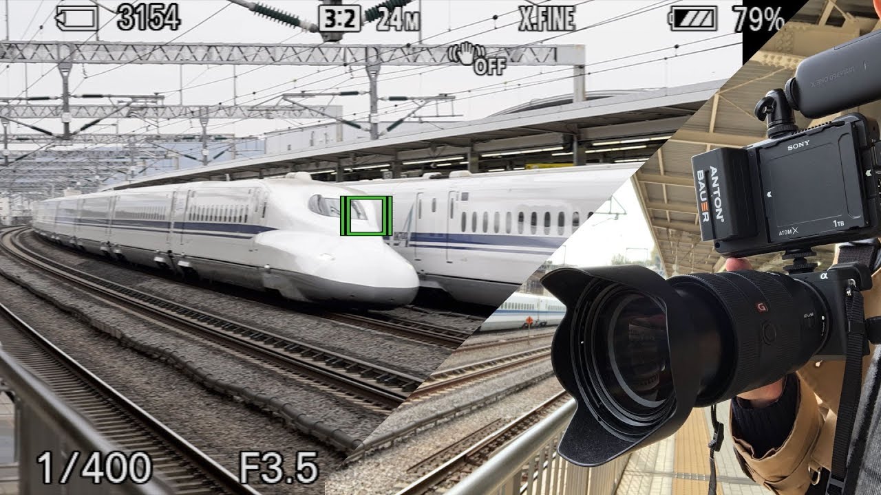 Sony a6400 vs Japan Bullet Train Shinkansen High Speed Pass!!