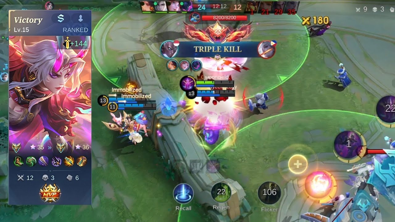 Mythical Honor ⭐ 35 ⏩ ⭐ 36 | Karrie Gameplay | MLBB