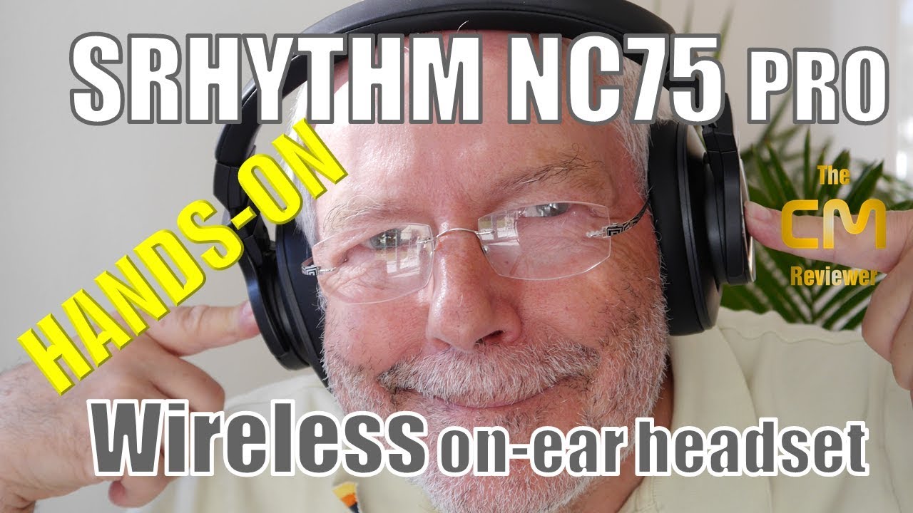 Srhythm NC75 Pro Test: Over Ear BT Headset ANC - Hands-on (deutsch, eng.hints)