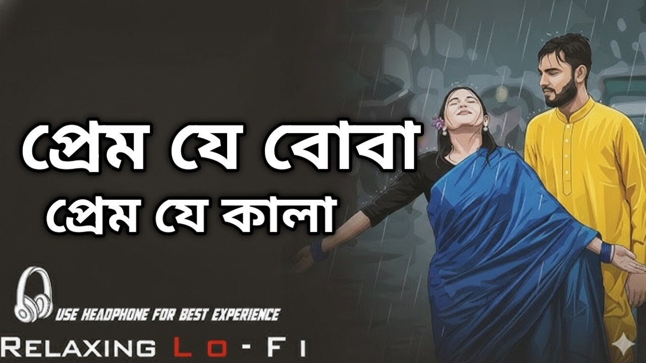 প্রেম যে বোবা প্রেম যে কালা (Slowed + Reverb) | Prem Je Boba Prem Je Kala Lofi | RD Moner Lo-fi