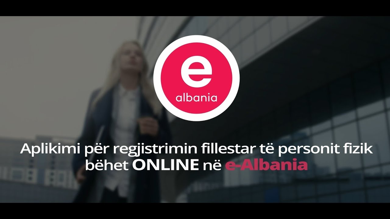 Aplikim për regjistrimin fillestar të personit fizik