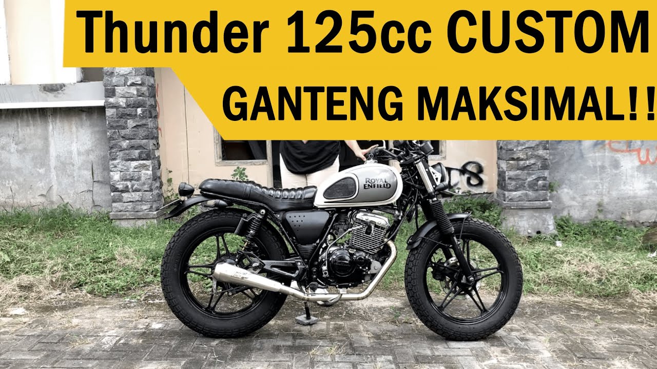 MODIFIKASI #JAPSTYLE THUNDER 125CC | MOTOR LAMA JADI BARU LAGI!!!