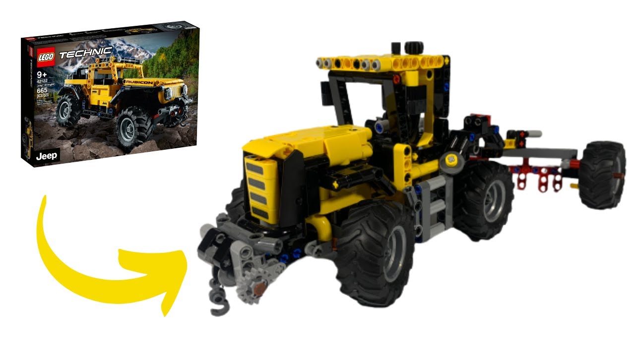 MOC LEGO Speedbuild |  TRACTOR  Alternate build LEGO 42122 Jeep Wrangler