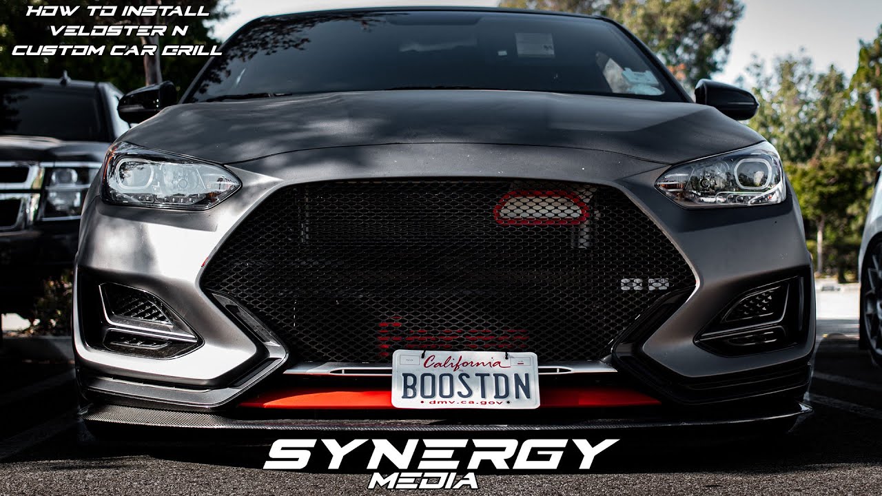 How To Install The Custom Car Grills Front Grill On The Veloster N