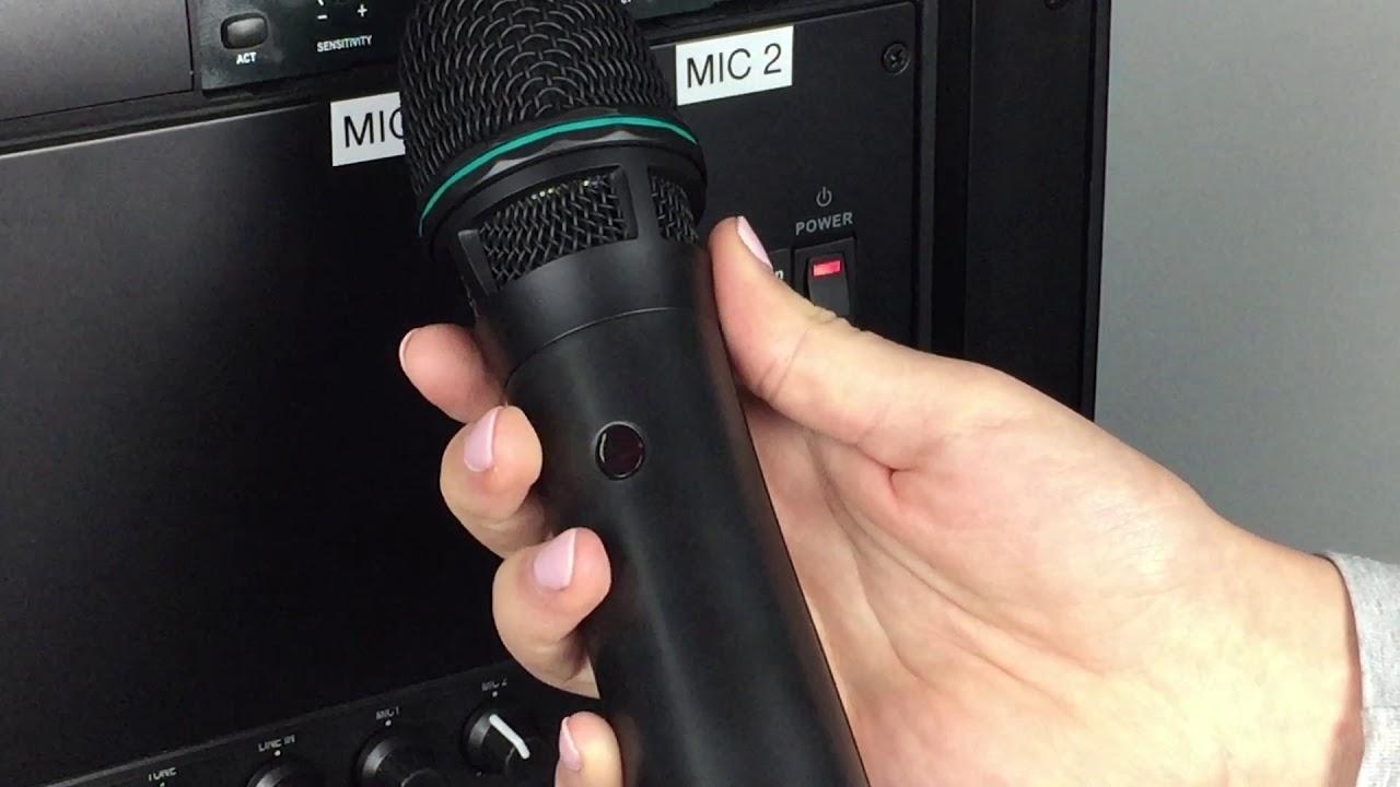 Tuning your microphone into a Mipro Portable PA