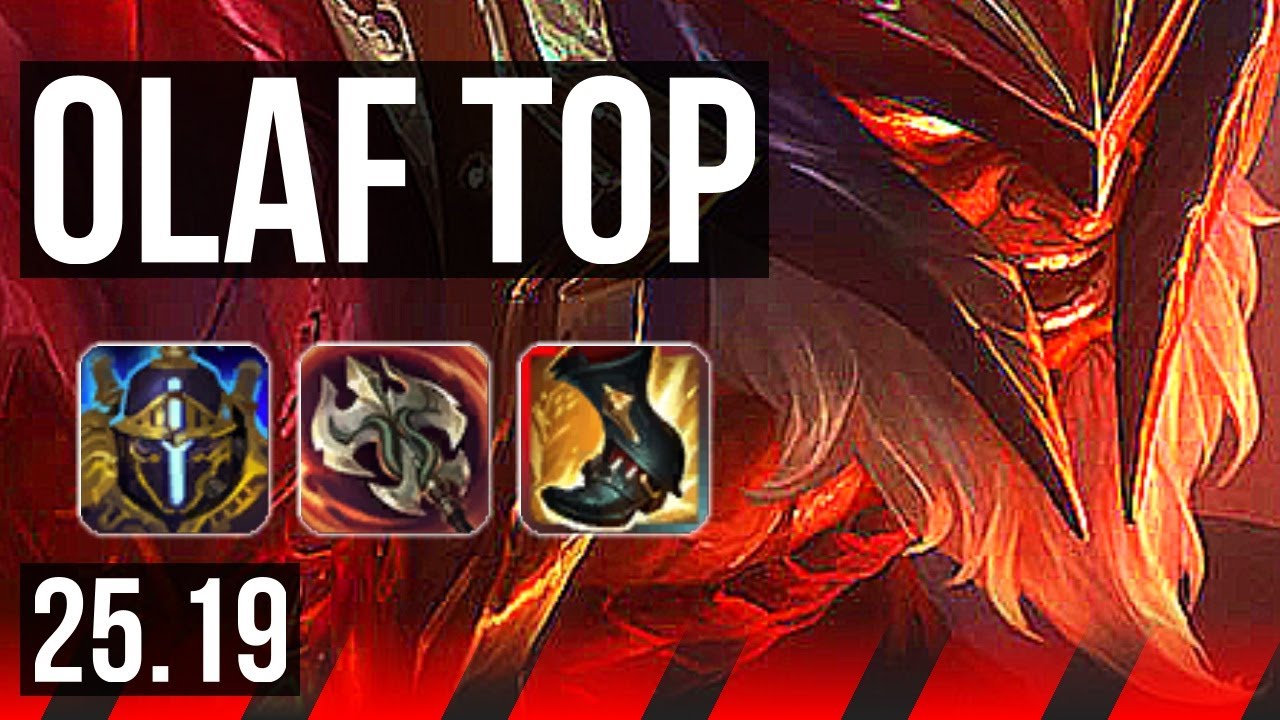 OLAF vs AATROX (TOP) | 12/0/6, Legendary | EUW Master | 25.19