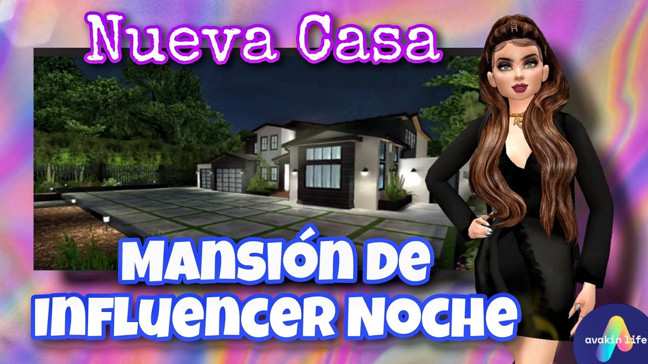AvakinLife Nueva 🏡 Mansión de Influencer Noche #28 010922 BellaSoul #avakinlife #casas #avakin