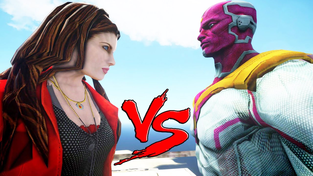 THE VISION VS SCARLET WITCH - EPIC BATTLE