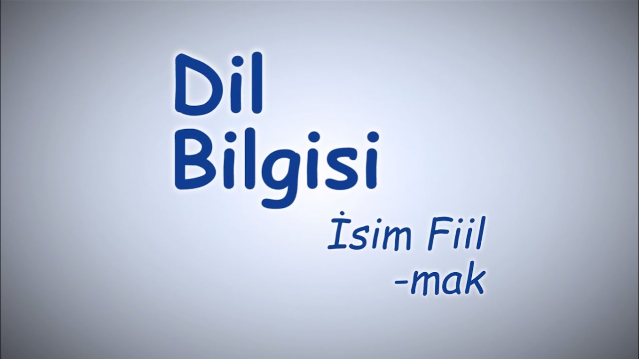 İsim Fiil 