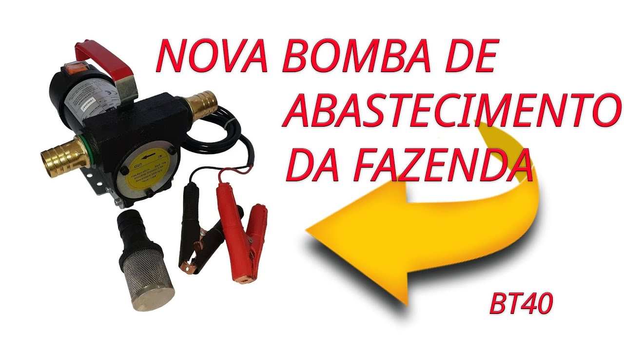 Bomba de transferência de óleo diesel BT40. Será que presta?