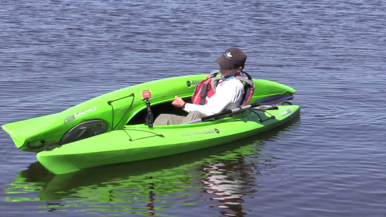 Capsize and rescue of a recreational style kayak