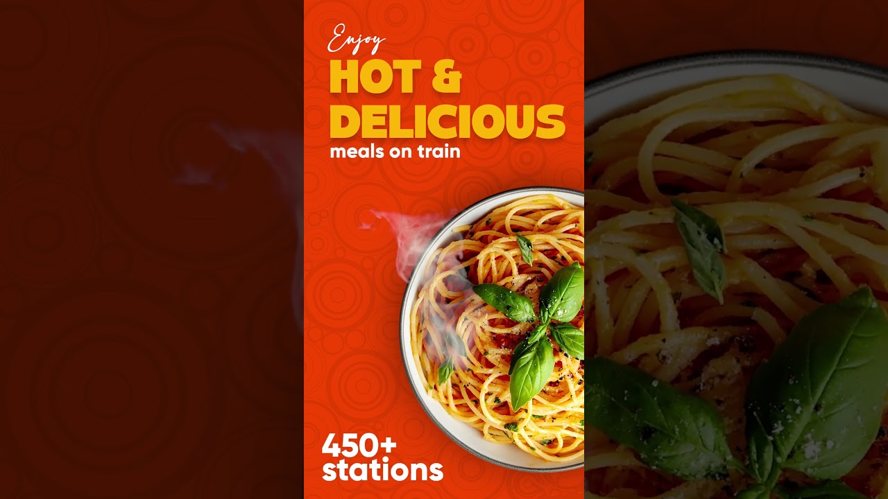 Enjoy Hot & Delicious meals on Train with RailRestro | #ecatering #indianrailways #trainfood