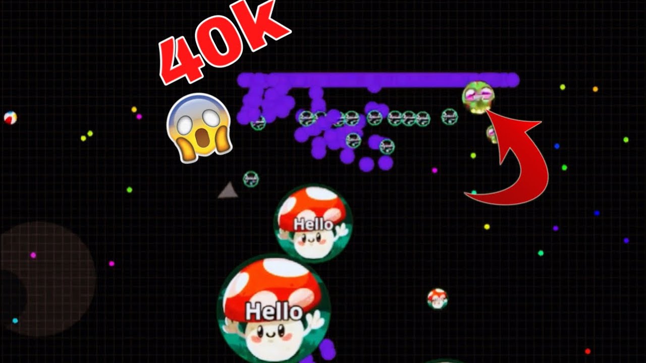 I lost 40k Mass !😿 #agario