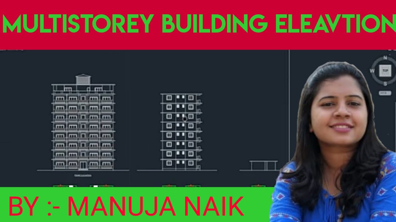 MULTI STOREY BUILDING - SIDE ELEVATION