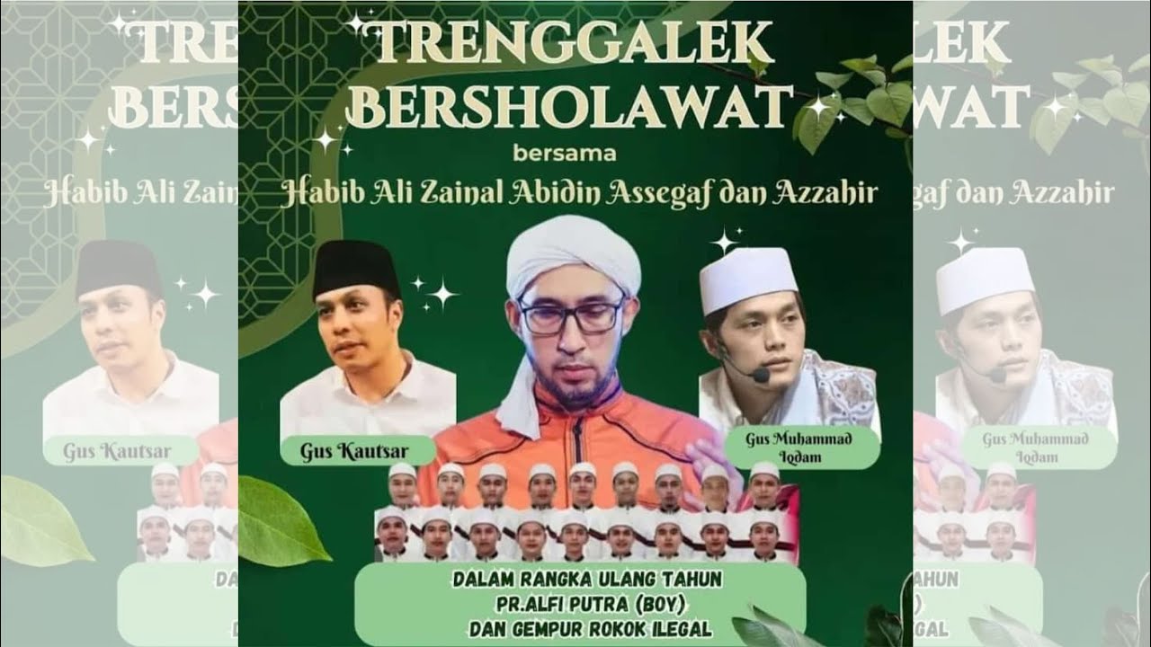 🔴LIVE TRENGGALEK BERSHOLAWAT BERSAMA AZ-ZAHIR