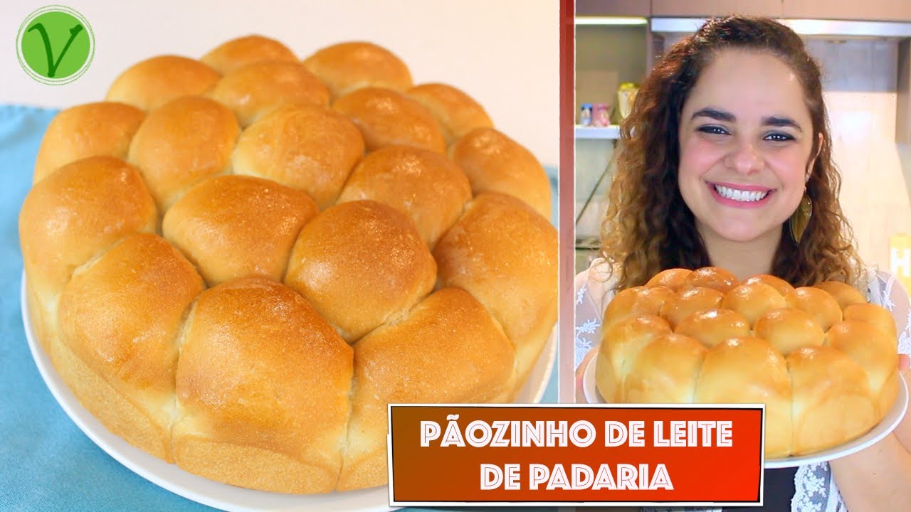PÃOZINHO DE LEITE DE PADARIA (SEM LEITE DE VACA/SEM OVO/SEM MANTEIGA) #686 | Receitas da Mussinha
