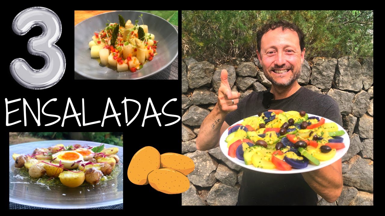 3 ENSALADAS DE PATATA FÁCILES que no son las de siempre 😀 - GUILLE RODRIGUEZ