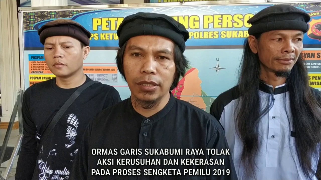 Ormas Garis Sukabumi Raya Tolak Aksi Kerusuhan pada Proses Sengketa Pemilu 2019