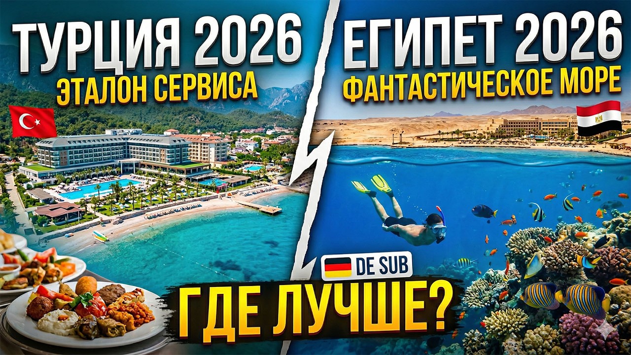 🇹🇷 Türkei vs. 🇪🇬 Ägypten – All-Inclusive, Strand & Essen im Vergleich