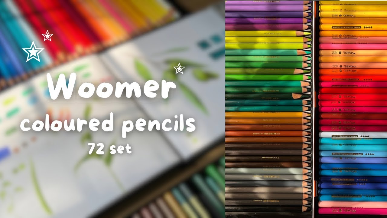 Drawing with Coloured pencils ft Woomer🥀Cozy Art