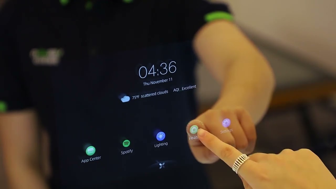 Android System Touch Screen Smart Mirror with backlit Led light