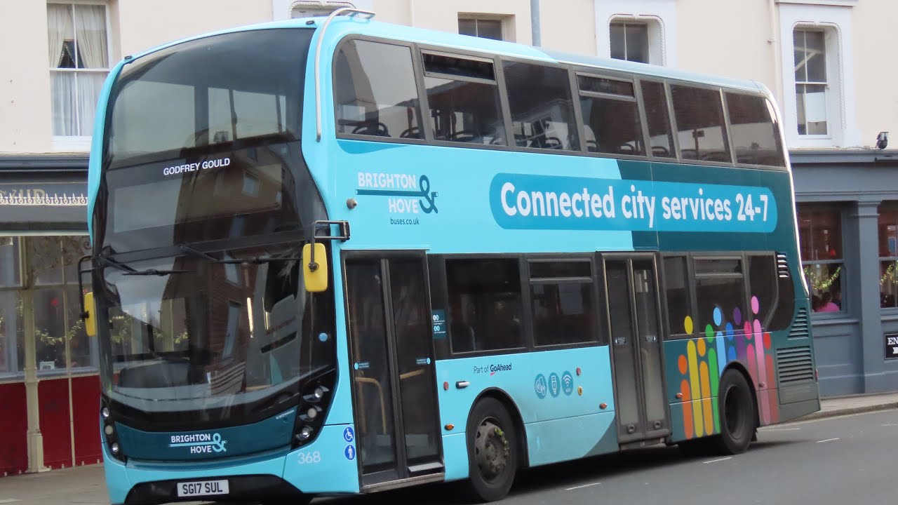 A27 maxed out | Brighton & Hove Enviro400MMC 368(SG17 SUL) | Route Rail replacement