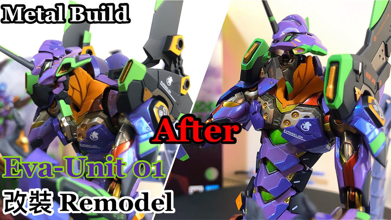 【改造&Remodel】初號機 Evangelion 2020 Metal Build 新世紀福音戰士Unit Eva-01 test type x Garage kit Nerv 初号機 暴走 4k