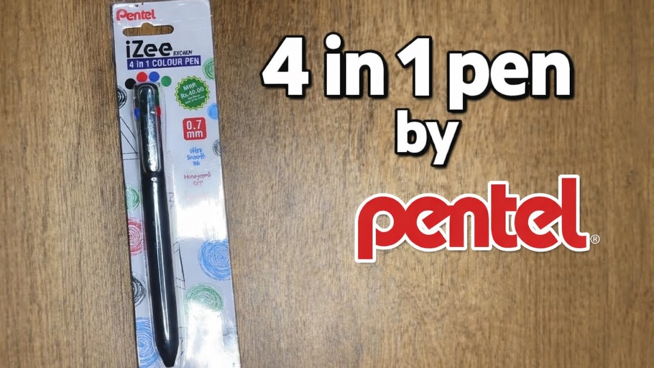 PENTEL iZee | 4in1 BALL POINT PEN | ₹40/- | 