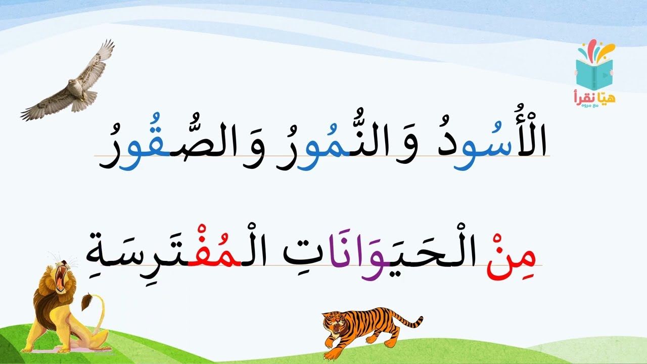 قراءة وكتابة جمل تحتوي على مد الواو بالتحليل الصوتي