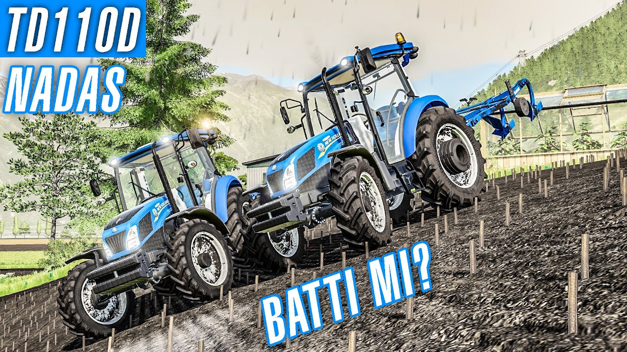 *🚜 2 TANE TD110 İLE NADAS! BATTIK MI?*  FS19 Alpine DLC - Bölüm 27