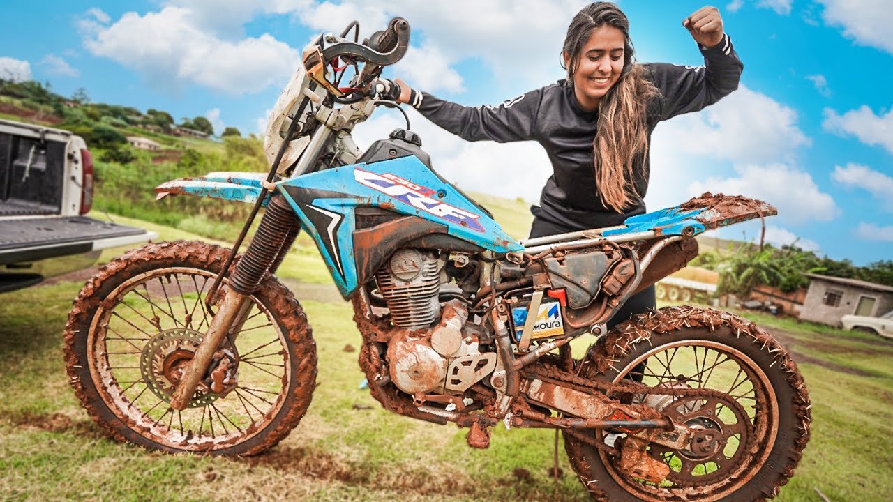 DEI ADEUS PRA MINHA MOTO CRF230 *começou a reforma*