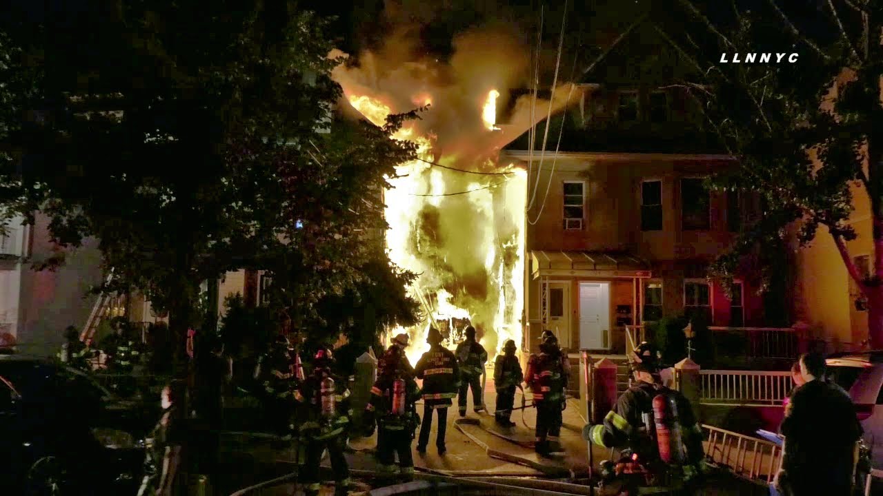 FDNY Firefighter ON FIRE | Full 65-Min Video for Youtube Members | 5-Alarm Brooklyn Fire