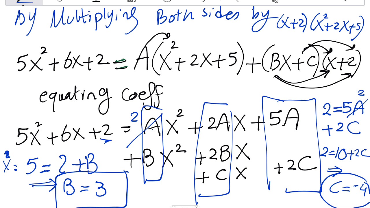 Integration by Partial Fractions - Part 2